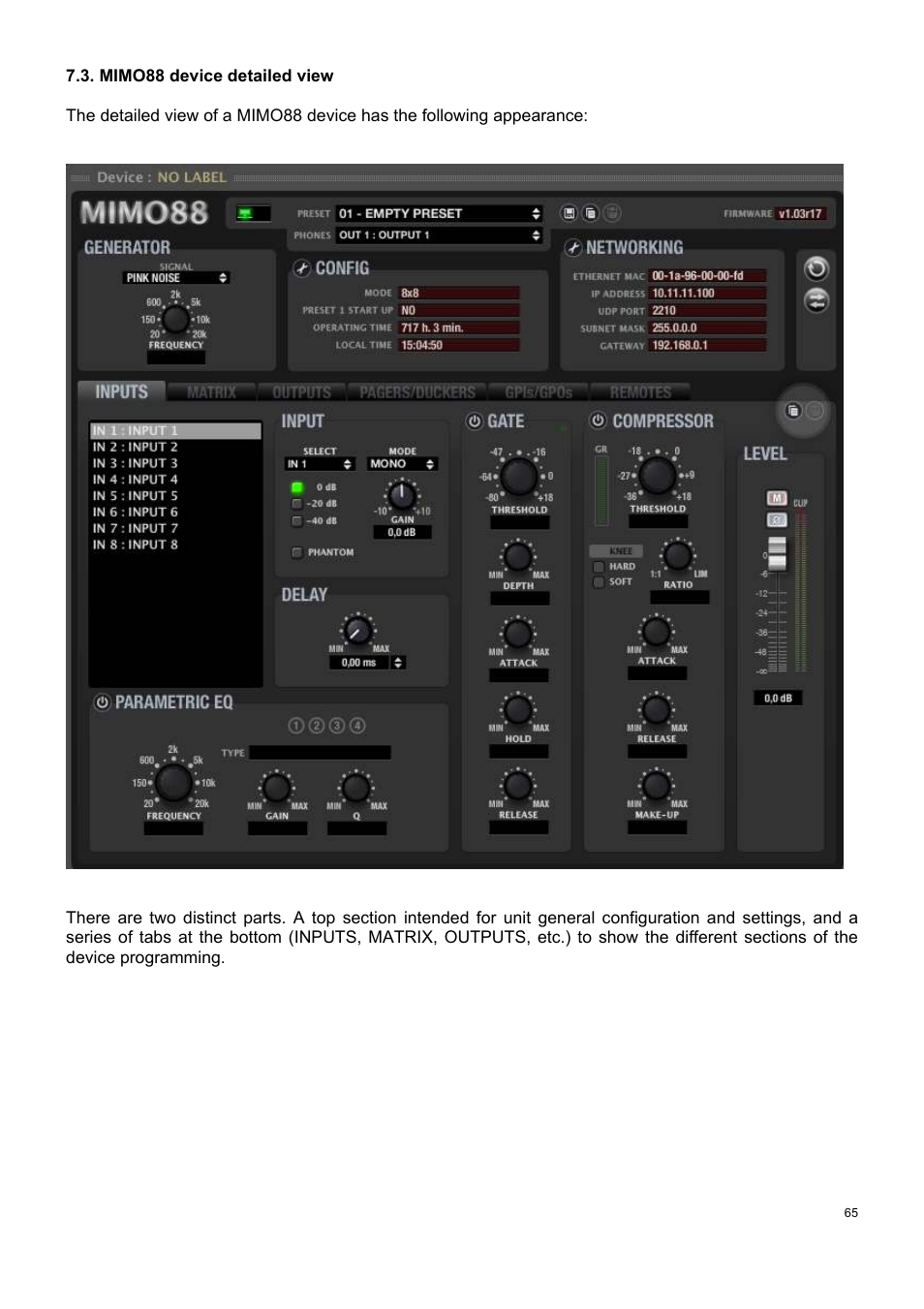 Ecler ECLERNET MANAGER User Manual | Page 65 / 208