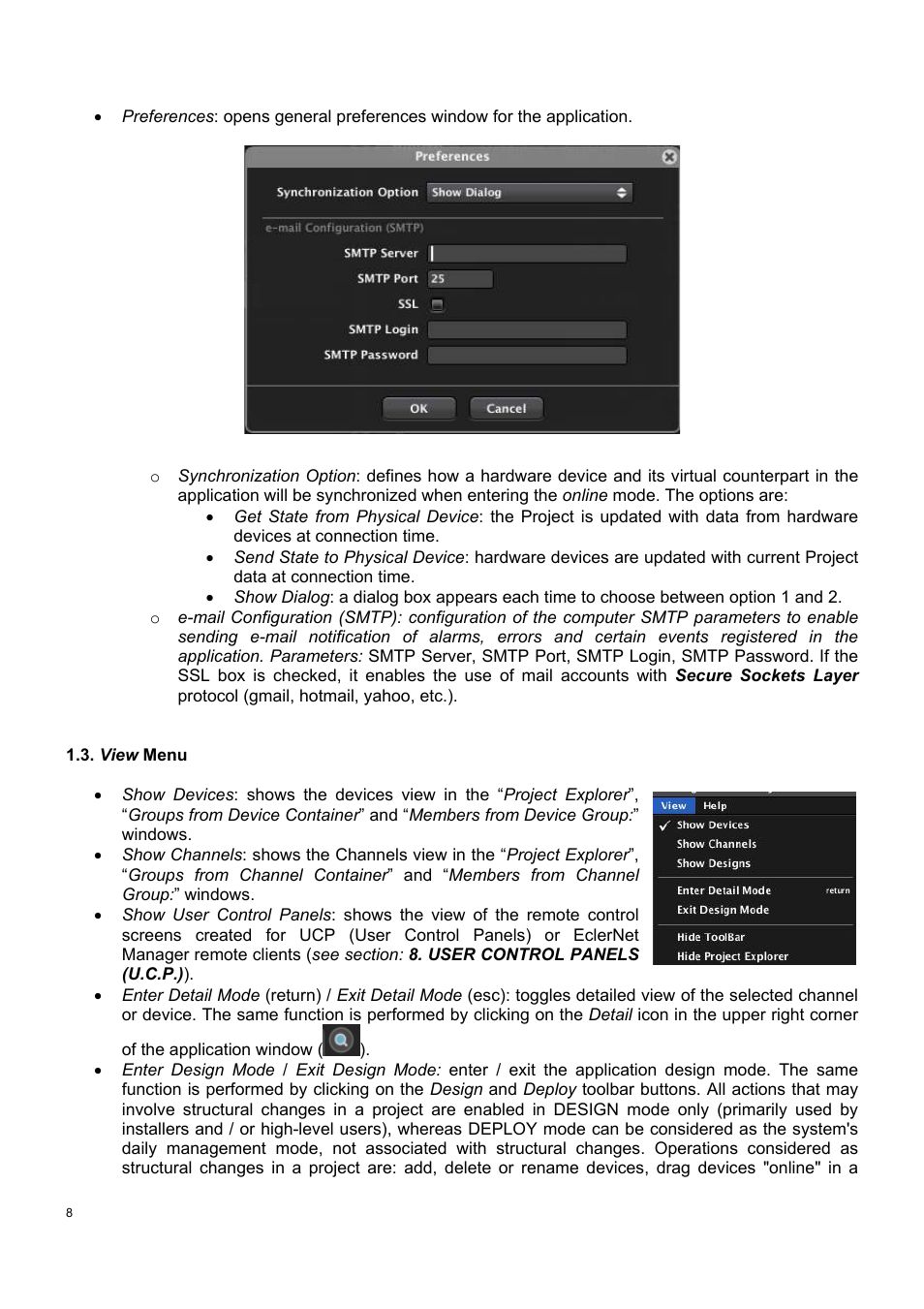 Ecler ECLERNET MANAGER User Manual | Page 8 / 208