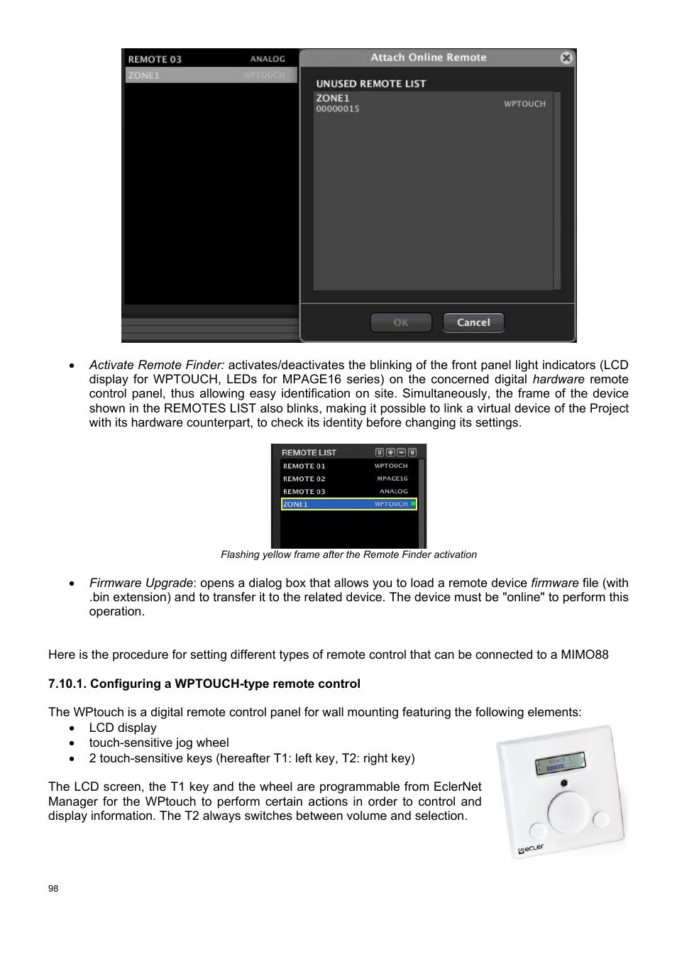 Ecler ECLERNET MANAGER User Manual | Page 98 / 208