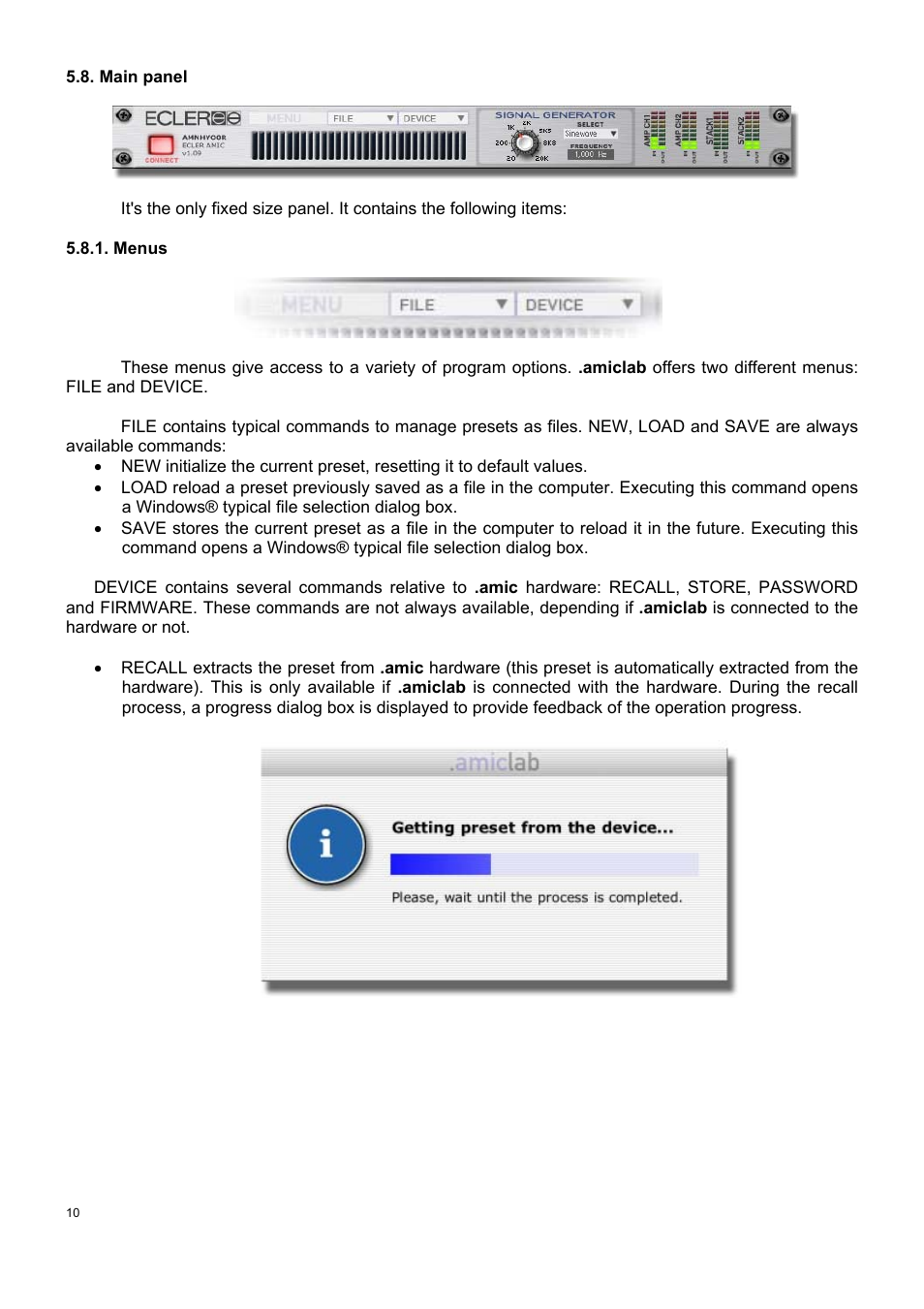 Ecler AmicLab User Manual | Page 10 / 88