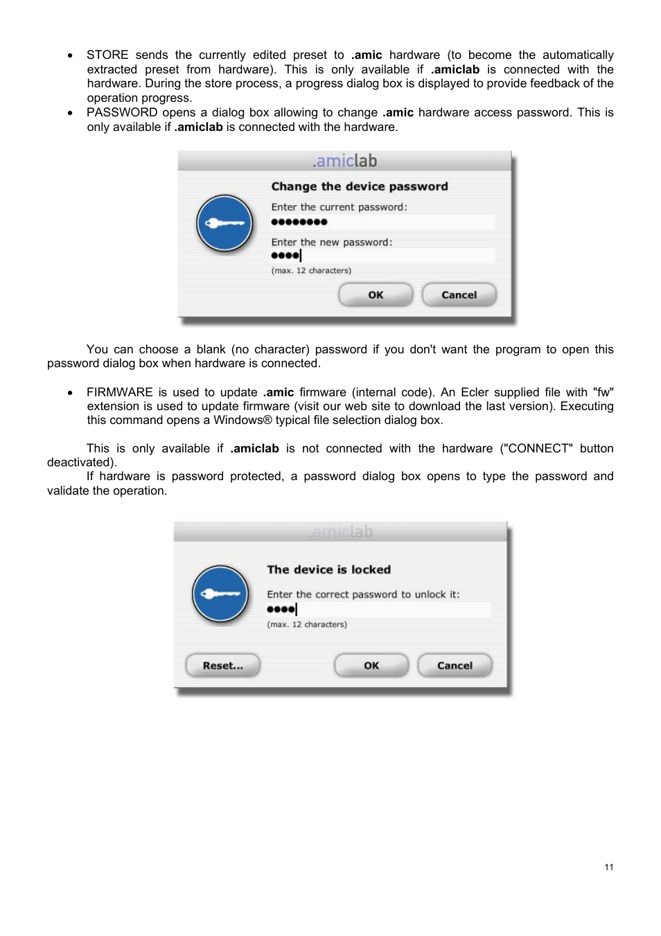 Ecler AmicLab User Manual | Page 11 / 88