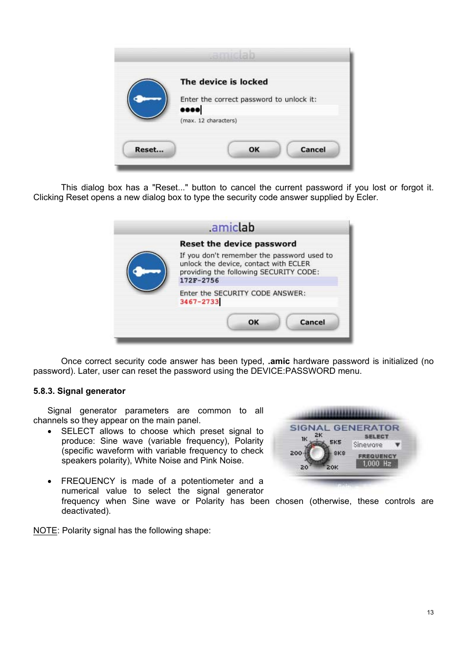 Ecler AmicLab User Manual | Page 13 / 88