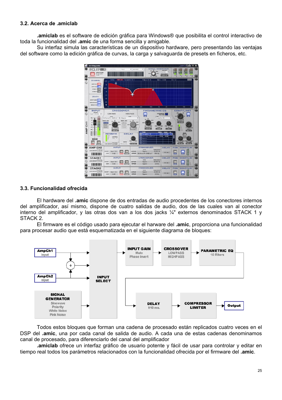 Ecler AmicLab User Manual | Page 25 / 88