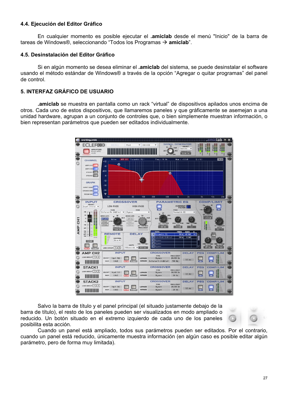 Ecler AmicLab User Manual | Page 27 / 88