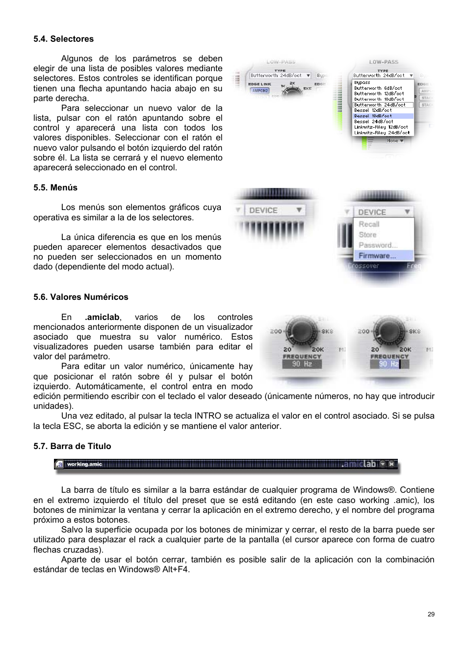 Ecler AmicLab User Manual | Page 29 / 88