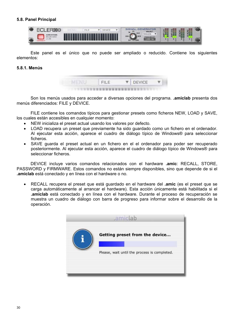 Ecler AmicLab User Manual | Page 30 / 88