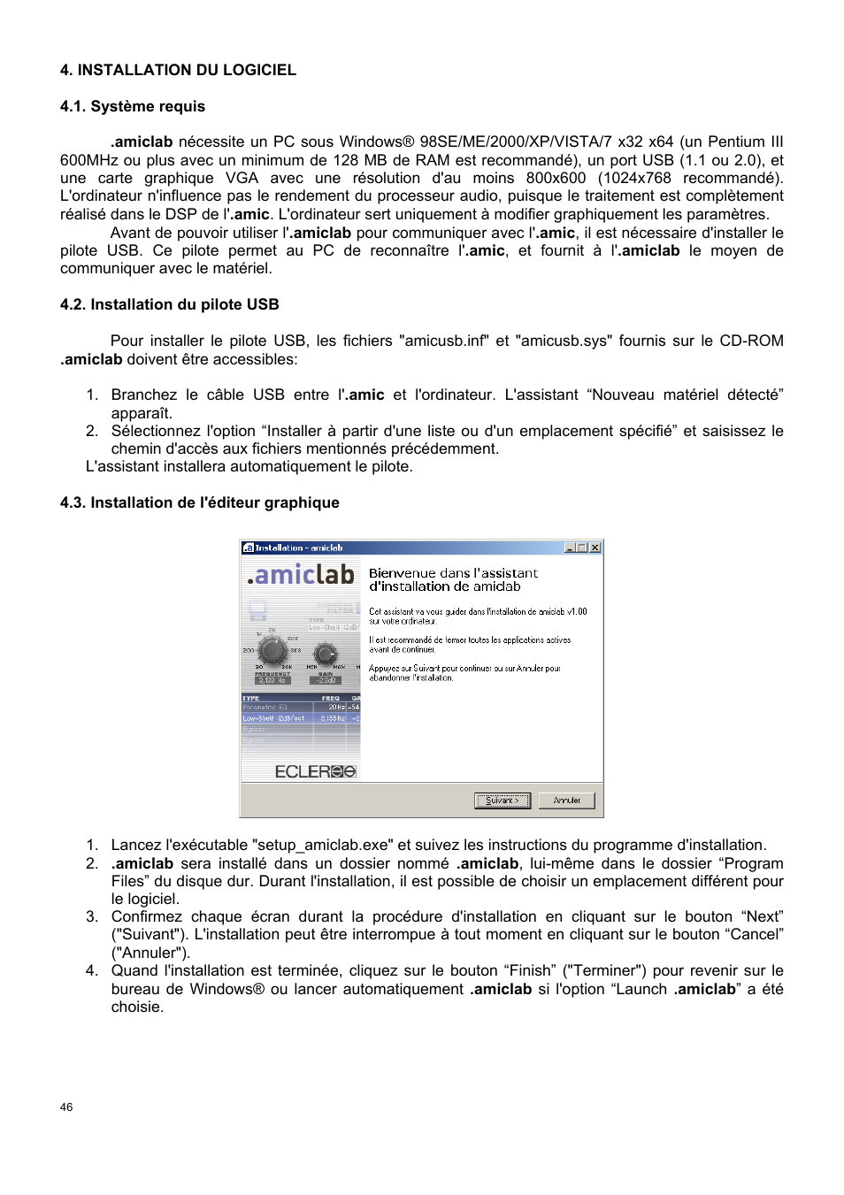 Ecler AmicLab User Manual | Page 46 / 88