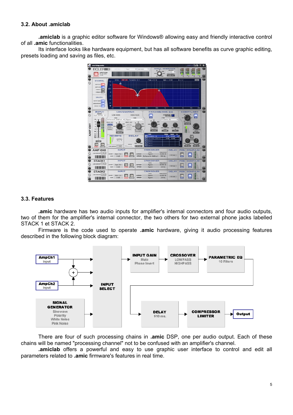 Ecler AmicLab User Manual | Page 5 / 88