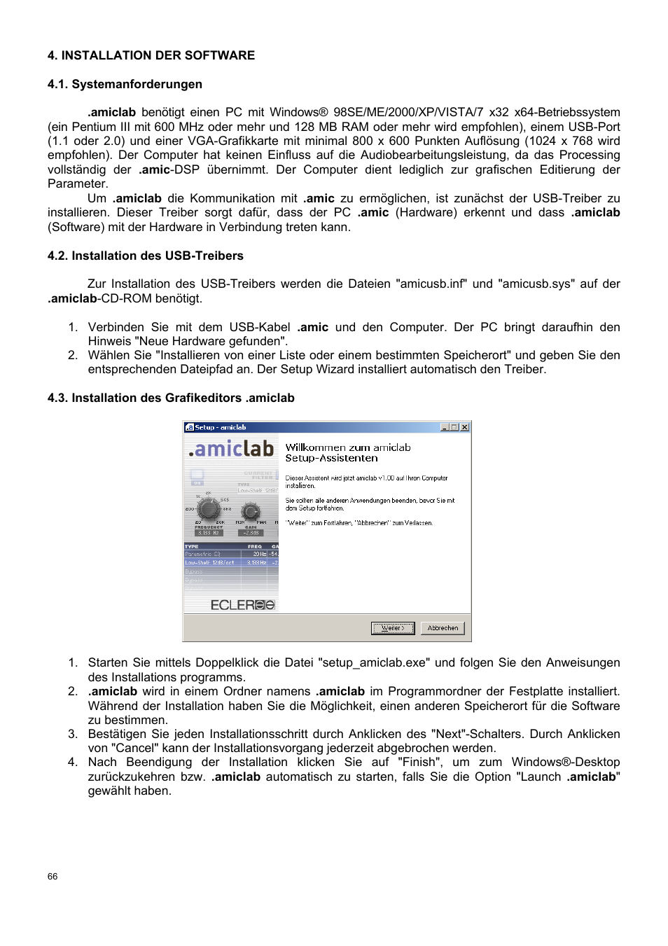 Ecler AmicLab User Manual | Page 66 / 88