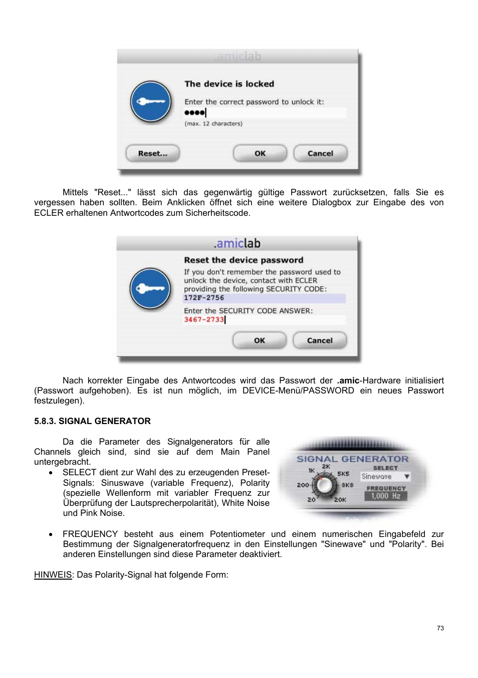 Ecler AmicLab User Manual | Page 73 / 88