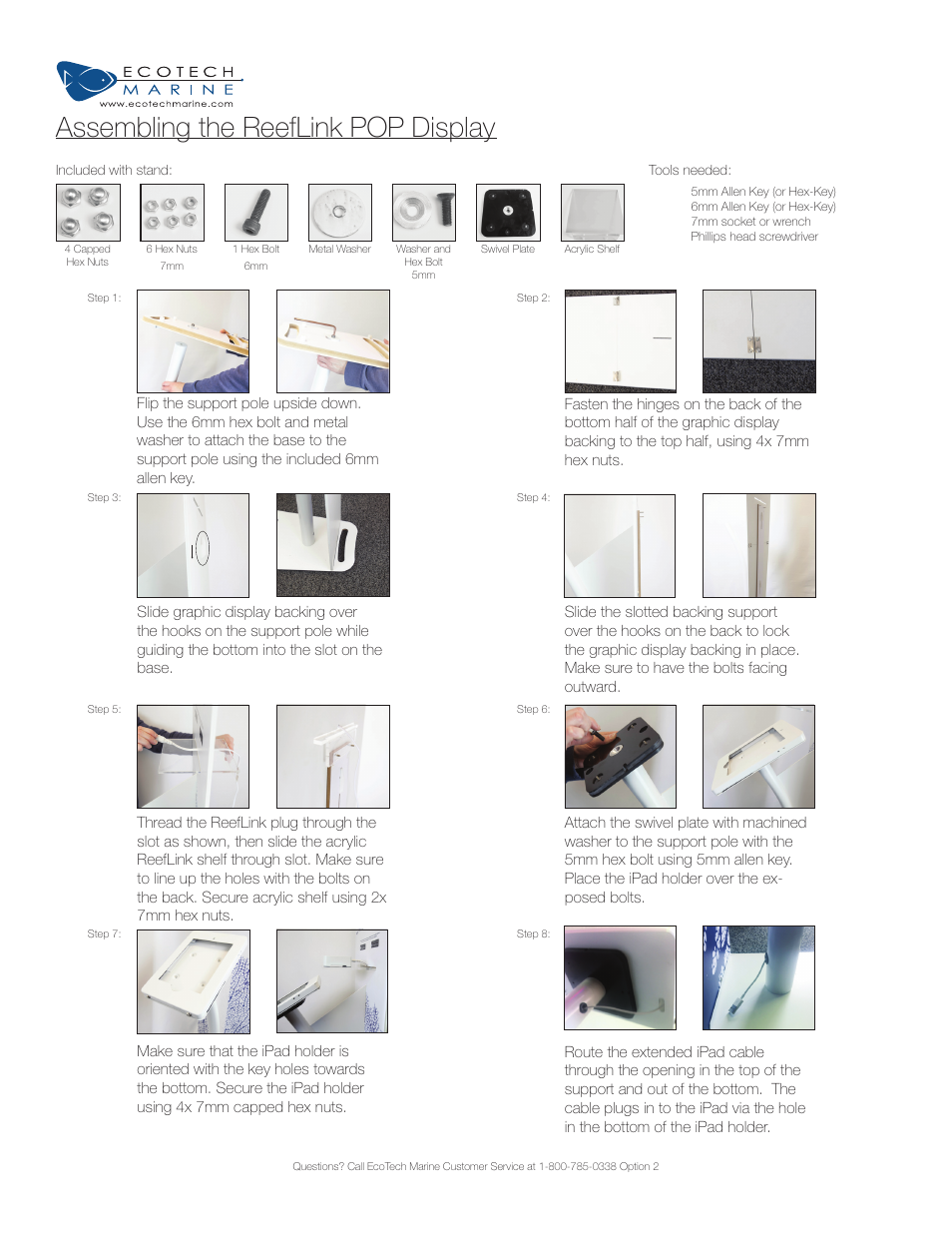 EcoTech Marine ReefLink Display User Manual | 1 page