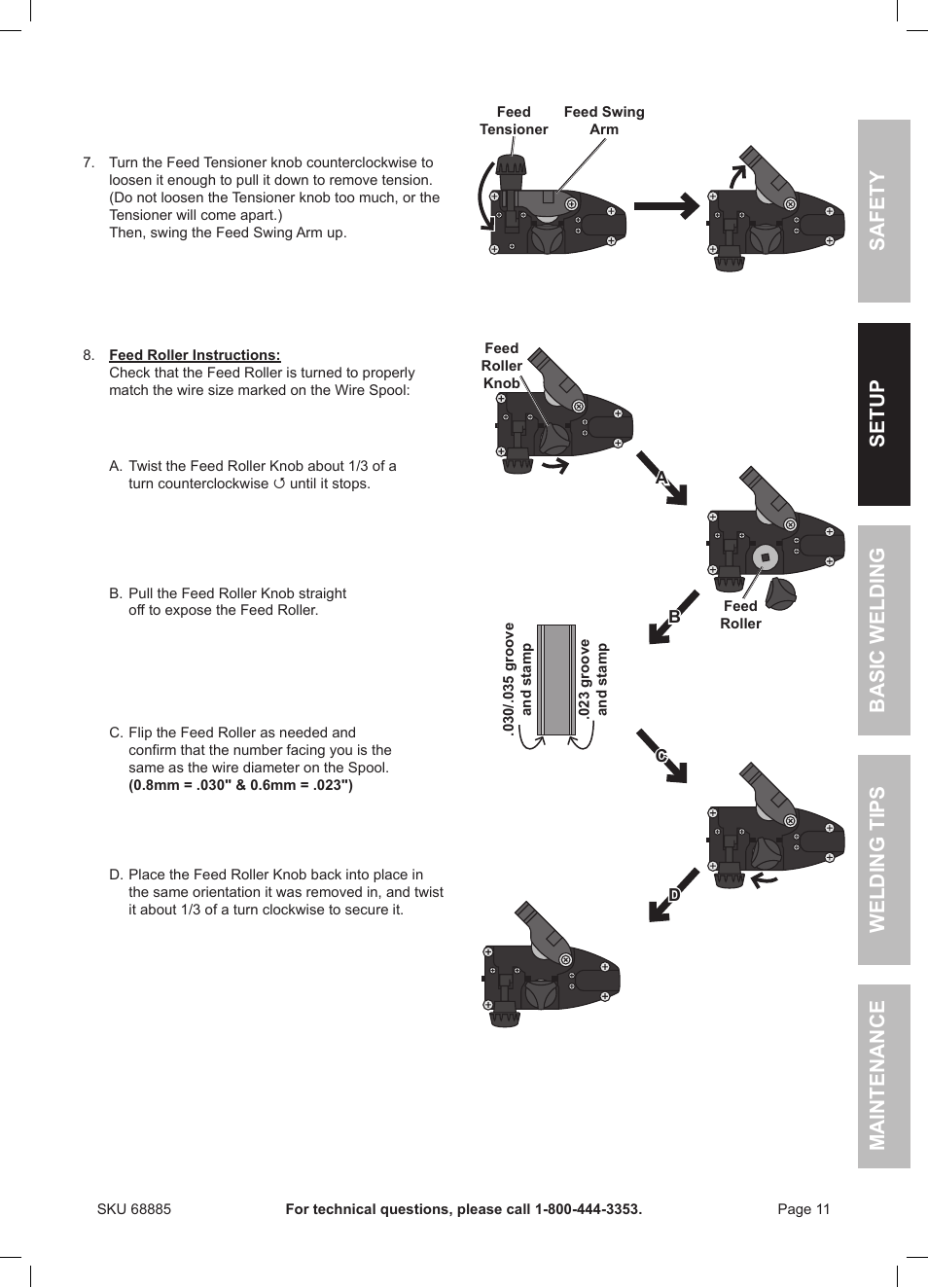 Chicago Electric Wire Feed Welder MIG 170 User Manual | Page 11 / 32
