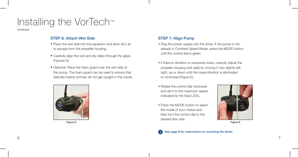 Installing the vortech | EcoTech Marine MP10wES User Manual | Page 5 / 12