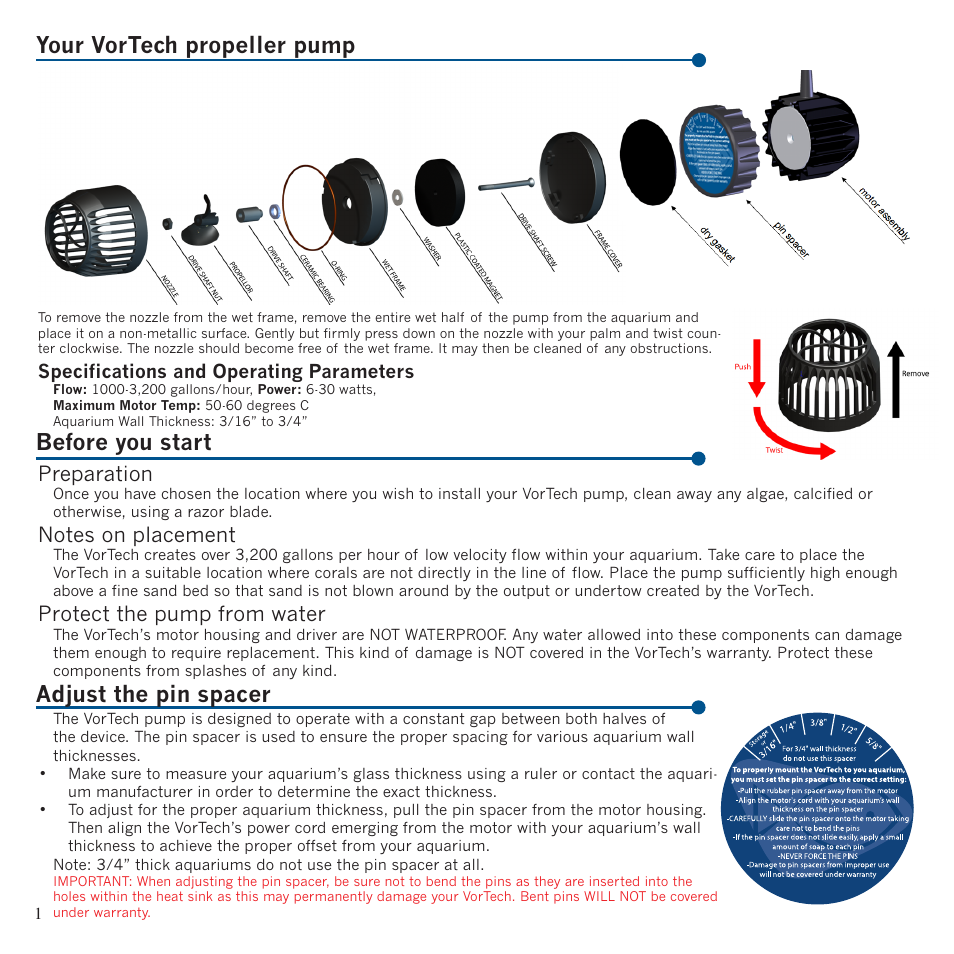 EcoTech Marine Gen 2 MP40 User Manual | 10 pages