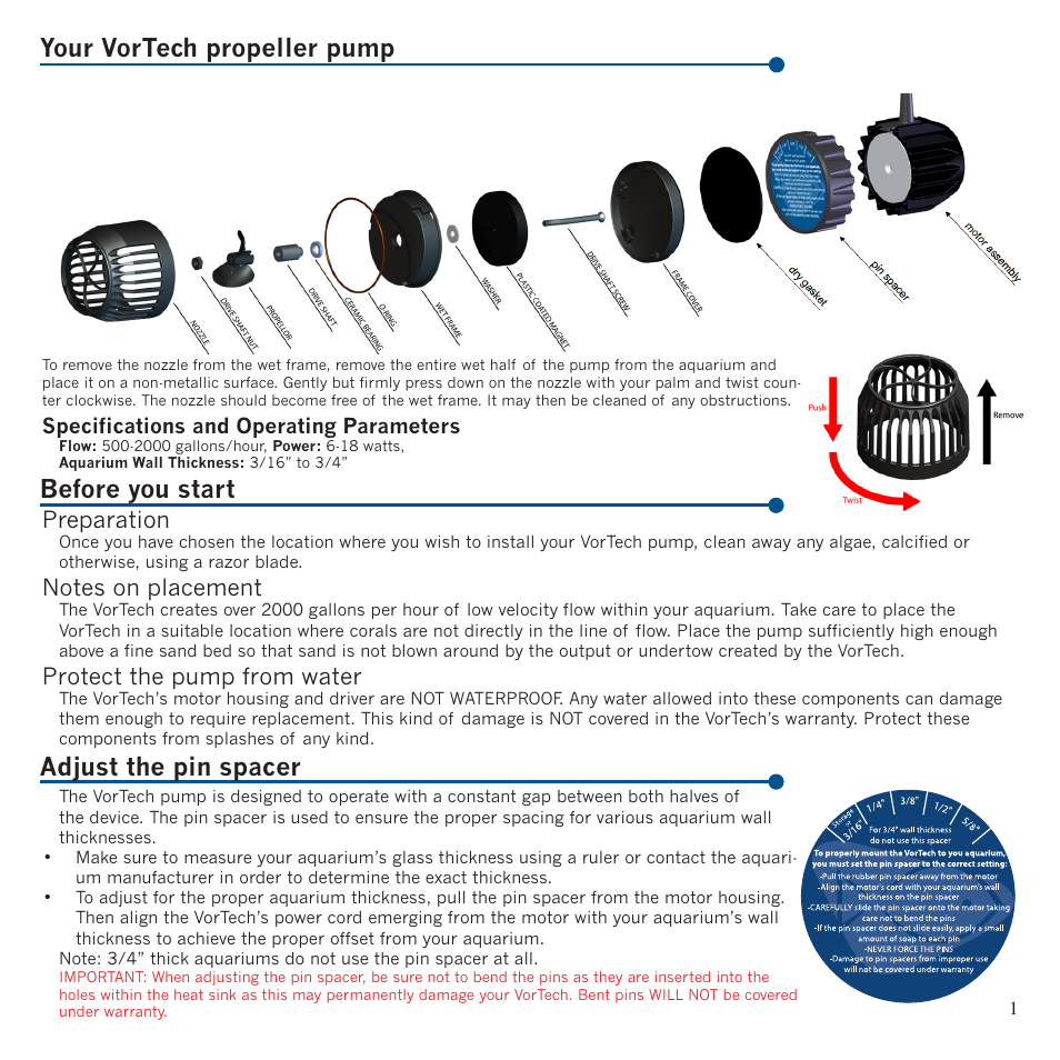 EcoTech Marine MP20 User Manual | 8 pages