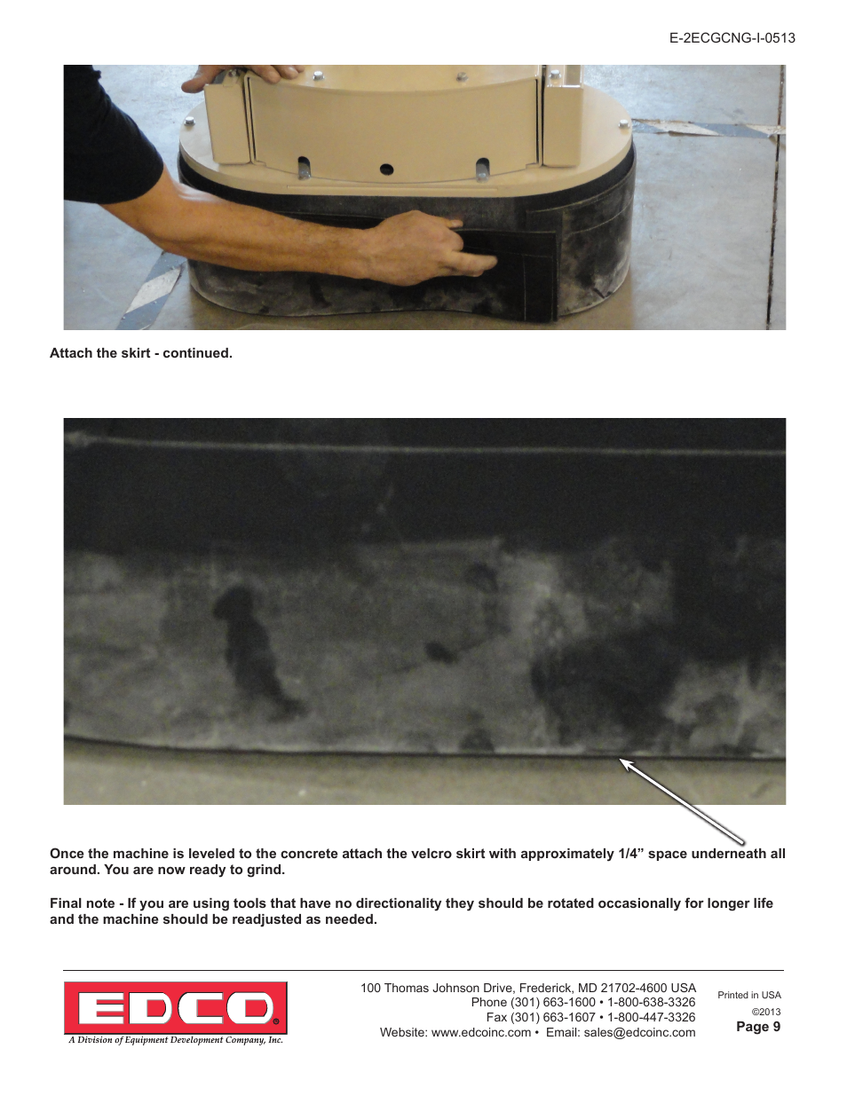 EDCO 2GC-NG-11H User Manual | Page 9 / 16