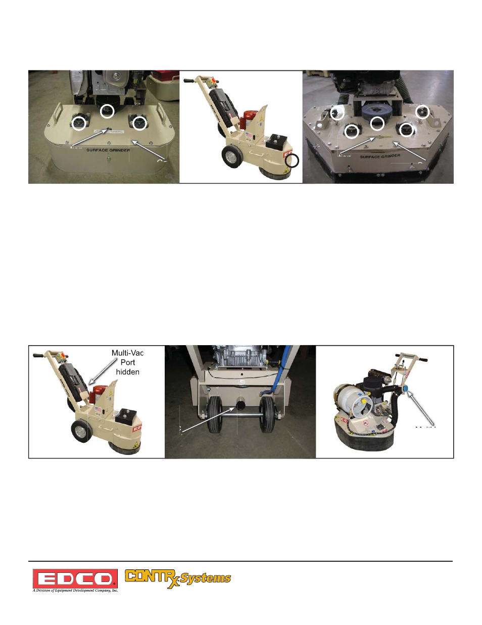 Procedure for lubricating flange bearings, Procedure for attaching a vacuum | EDCO 4GC-P User Manual | Page 13 / 16