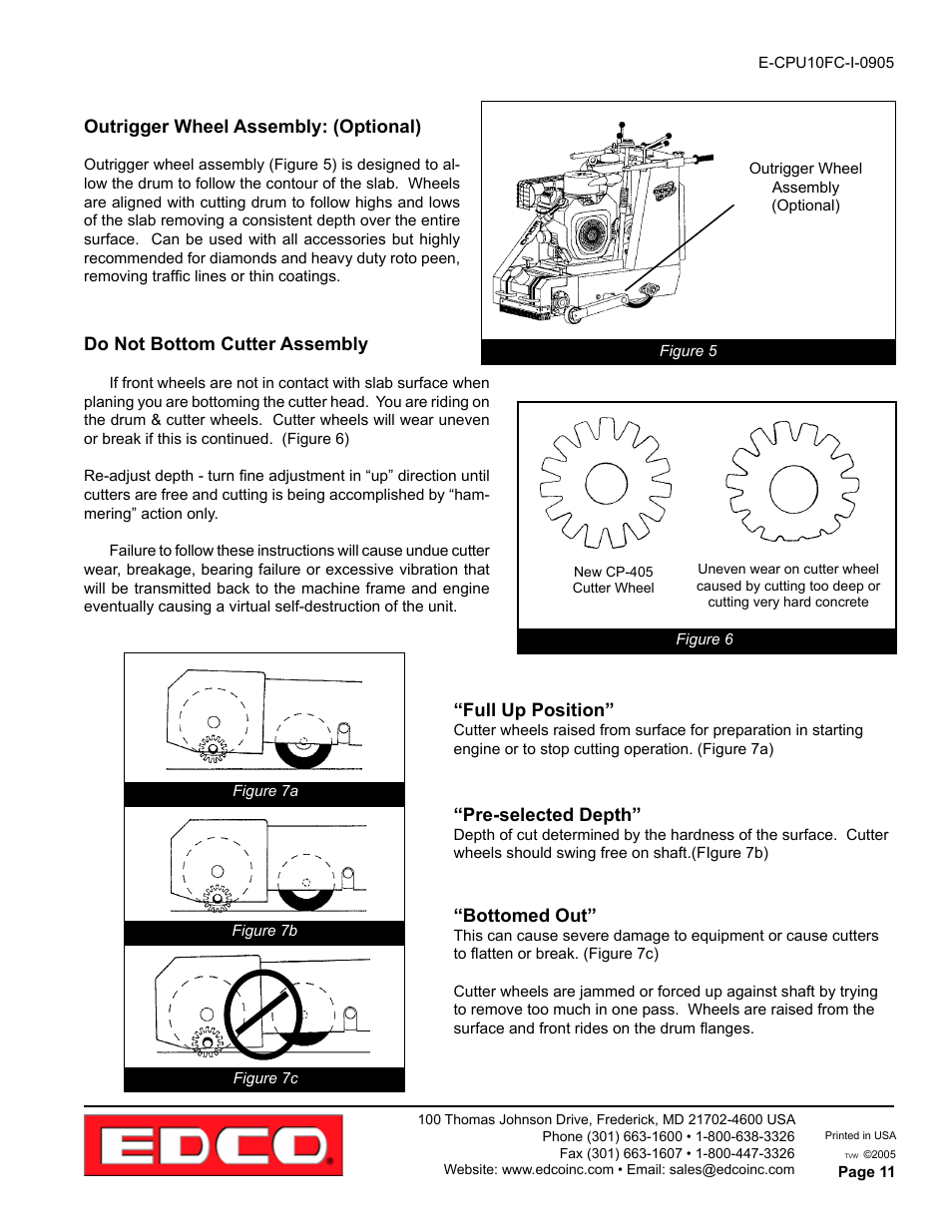 EDCO CPU-10FC User Manual | Page 11 / 16