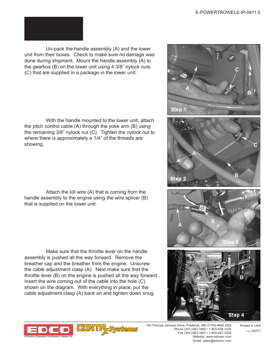 2a assembly, Assembly instructions, 2a-1 | EDCO 446 User Manual | Page 13 / 24