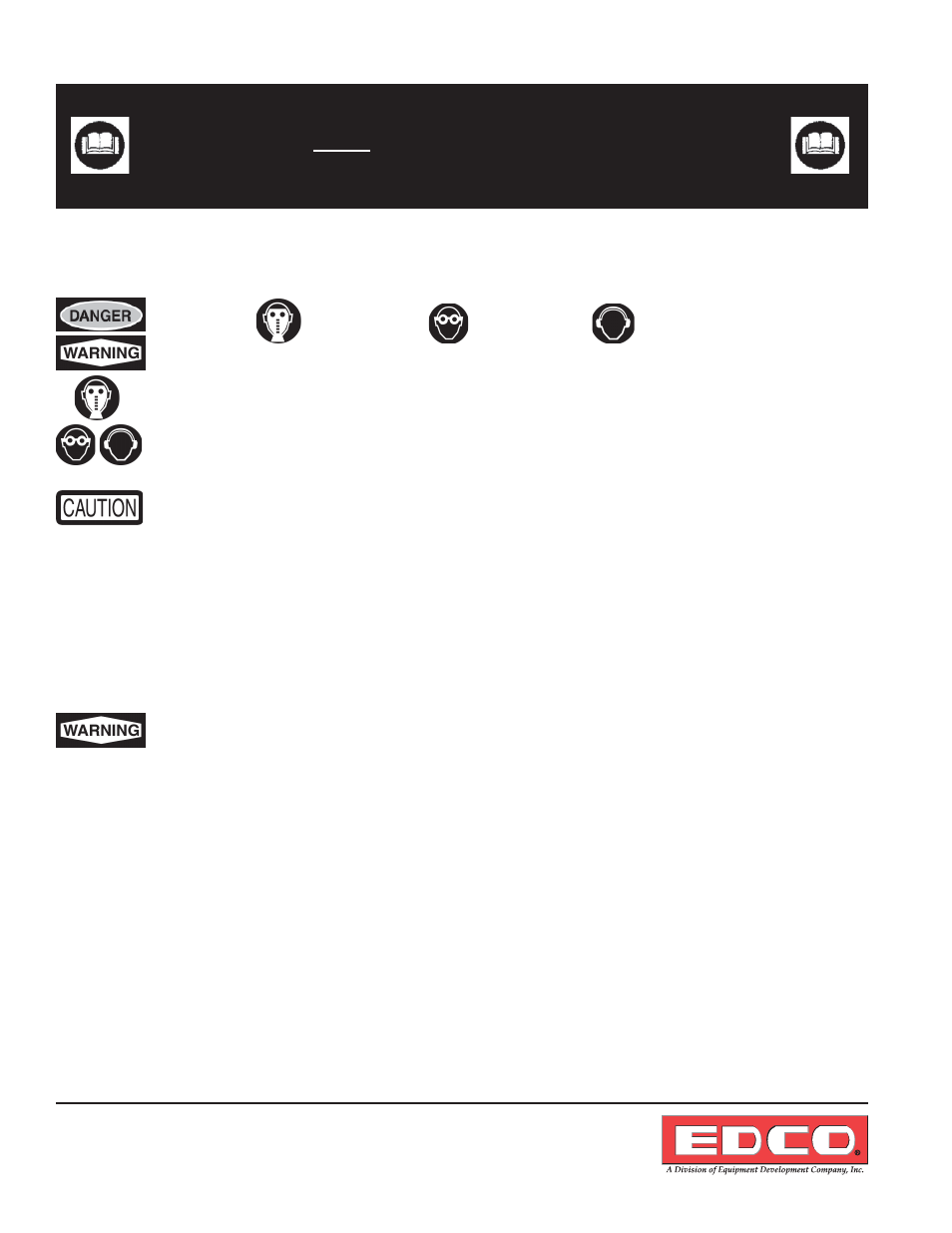 Safety guidelines | EDCO CD-5 User Manual | Page 4 / 12