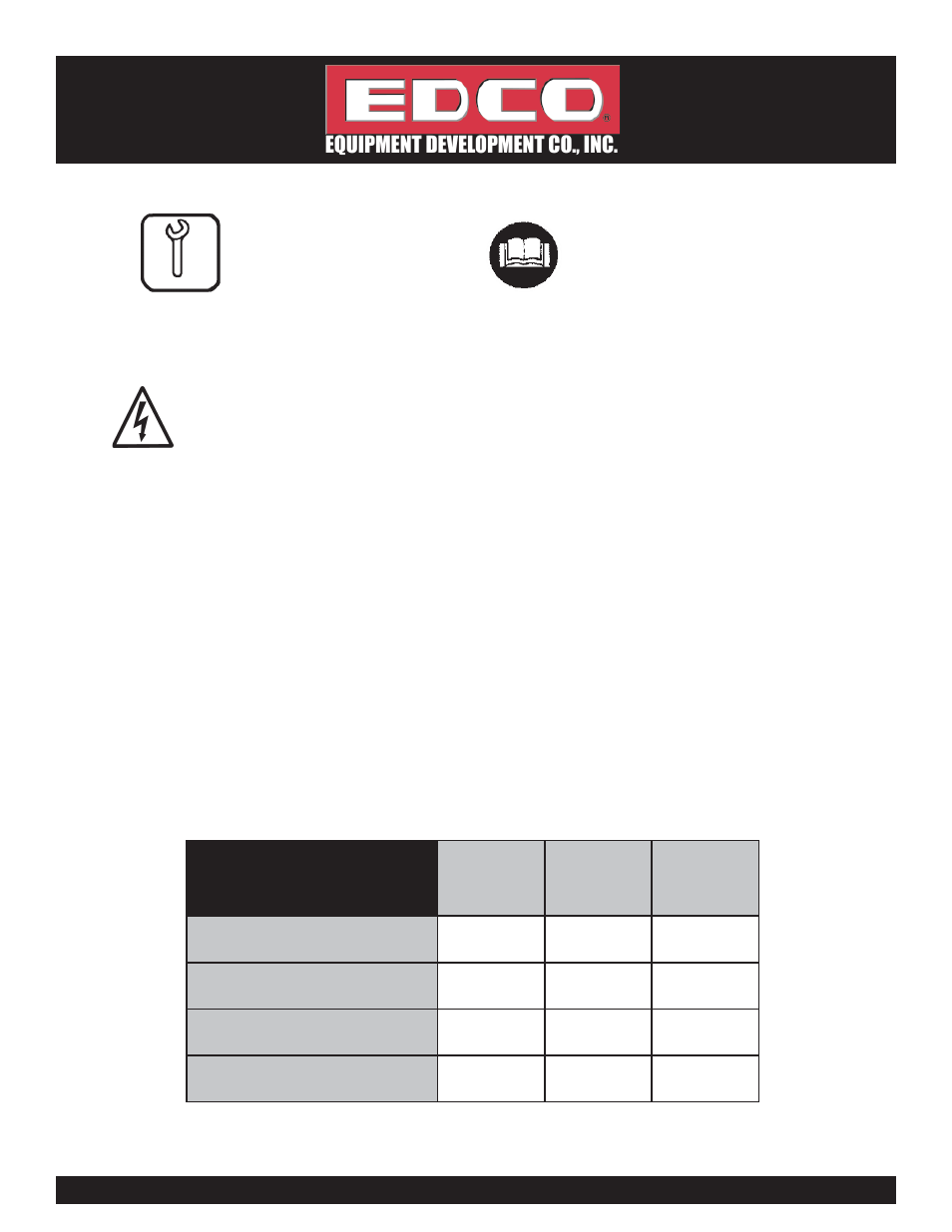 Maintenance | EDCO TS-14 User Manual | Page 8 / 12