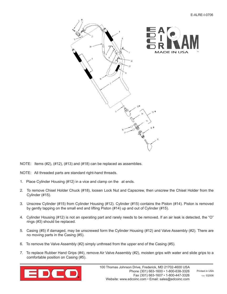 Chisel scaler | EDCO ALR-BS User Manual | Page 9 / 16