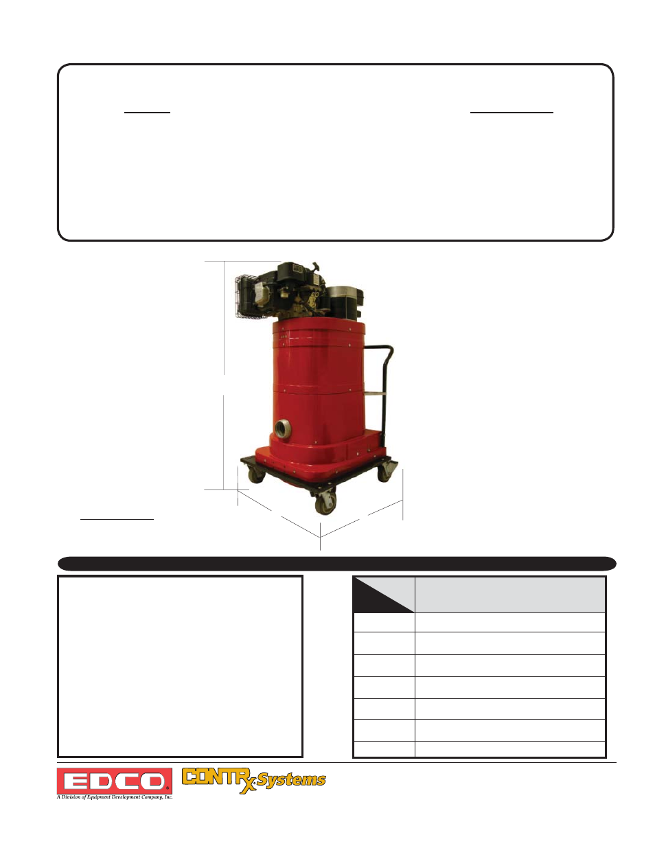 EDCO VORTEX-300 User Manual | Page 3 / 8