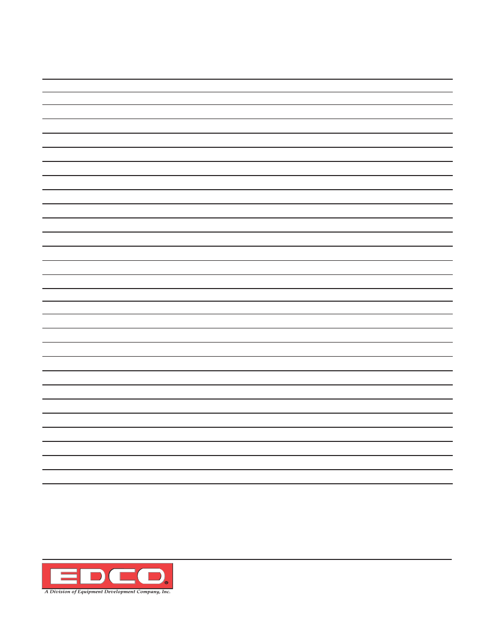 Page 17 | EDCO SS-26E User Manual | Page 17 / 20