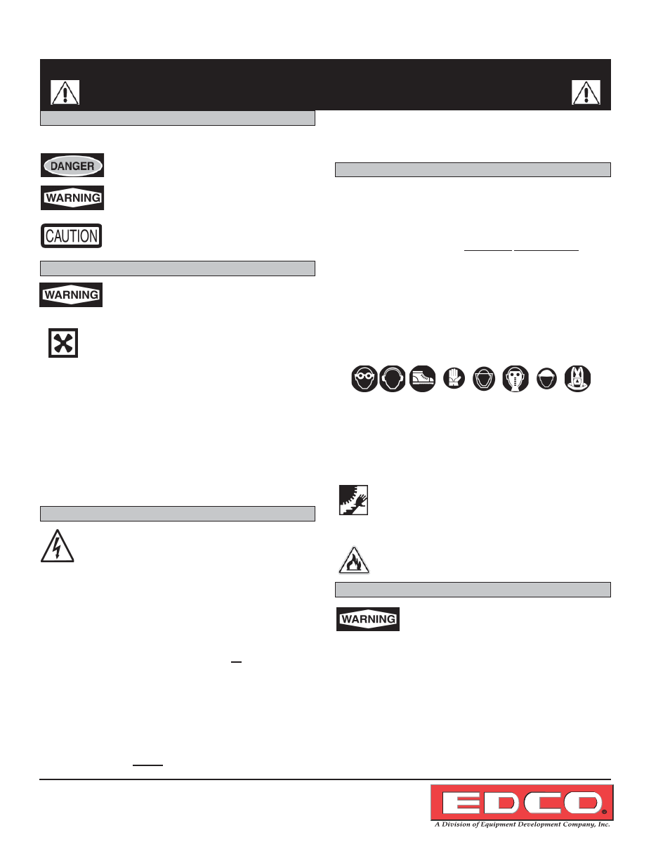 EDCO SS-26E User Manual | Page 2 / 20