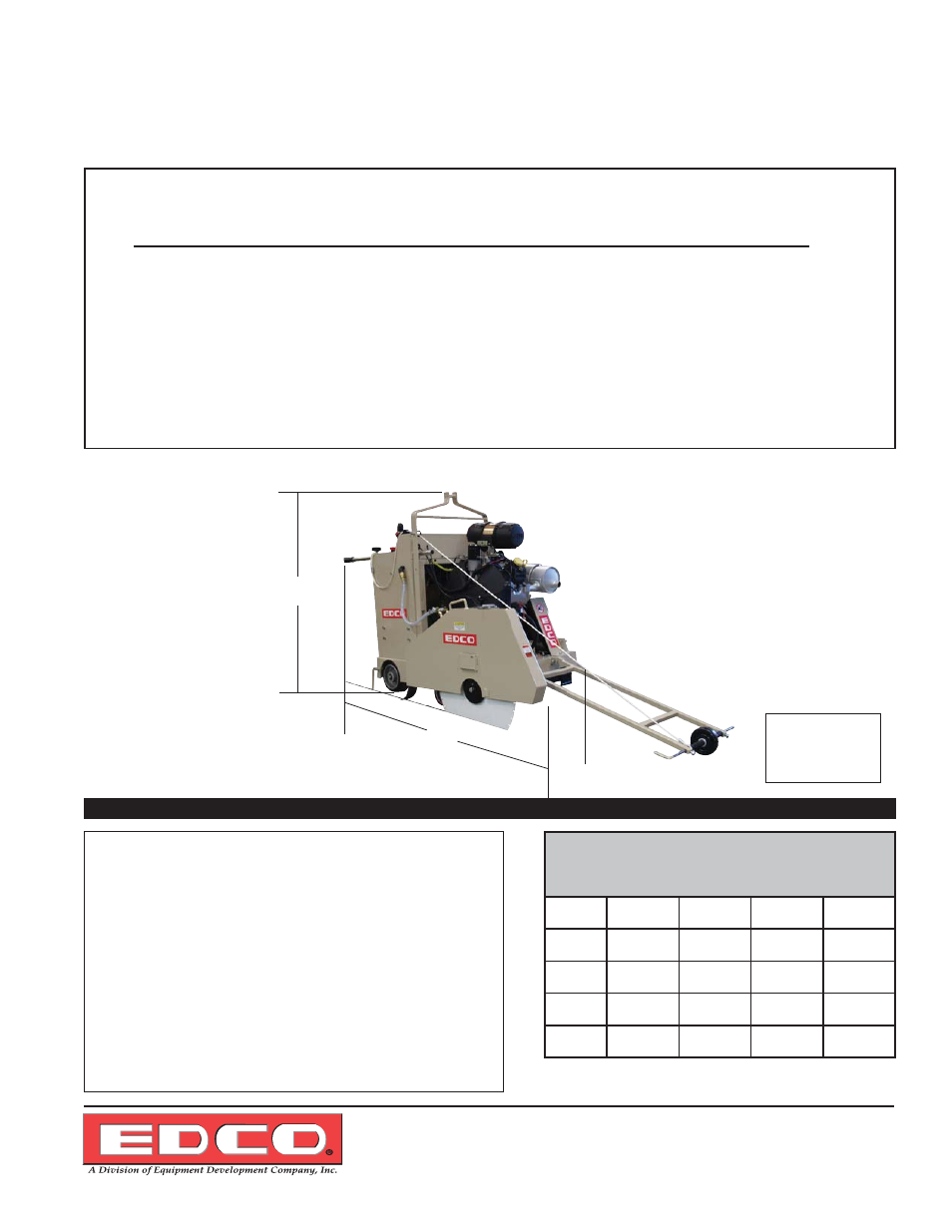 EDCO SS-26E User Manual | Page 3 / 20