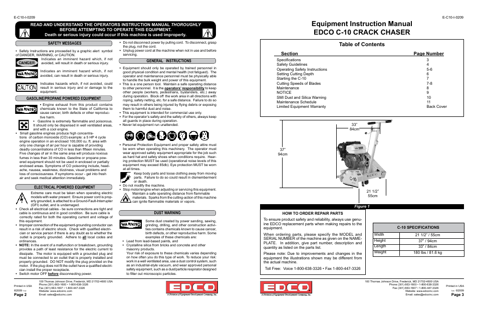EDCO C-10 User Manual | Page 2 / 7