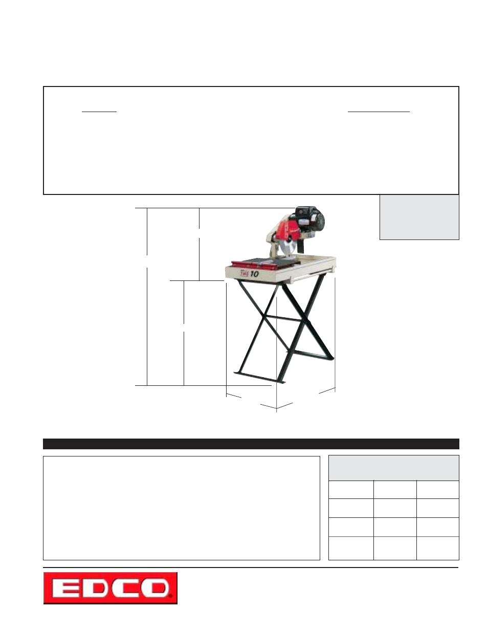 EDCO TMS-10 User Manual | Page 3 / 12