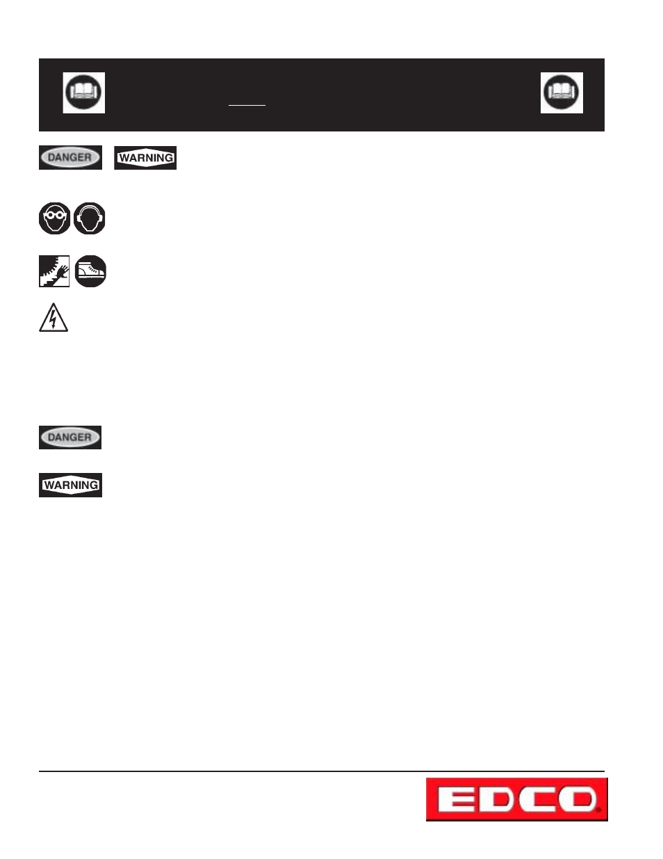 Safety guidelines | EDCO TMS-10 User Manual | Page 4 / 12