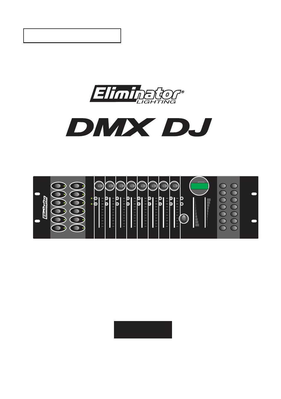 Eliminator Lighting DMX DJ User Manual | 42 pages