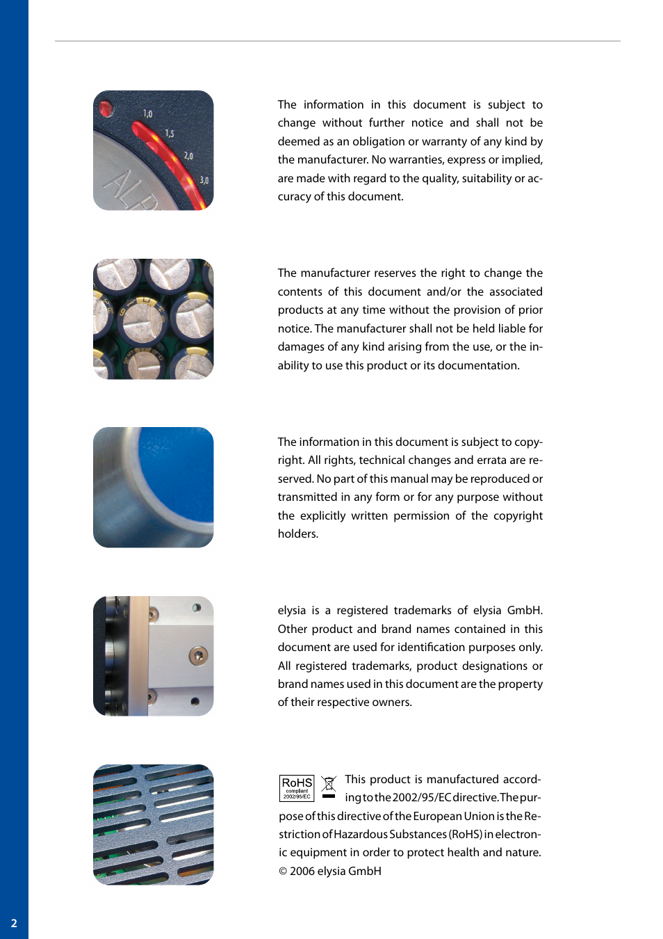 elysia alpha compressor User Manual | Page 2 / 39