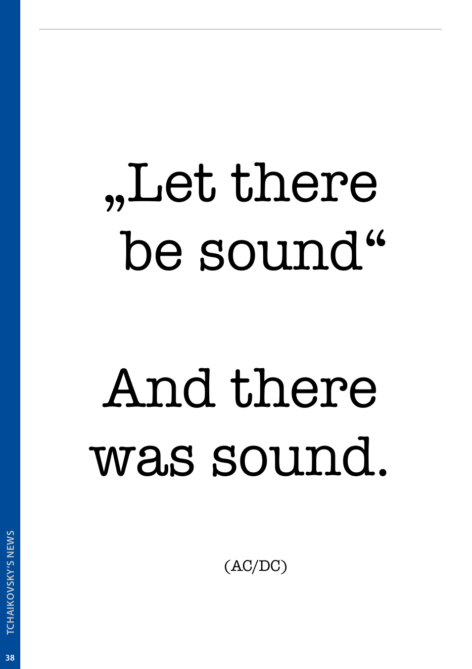 Let there be sound“ and there was sound | elysia alpha compressor User Manual | Page 38 / 39