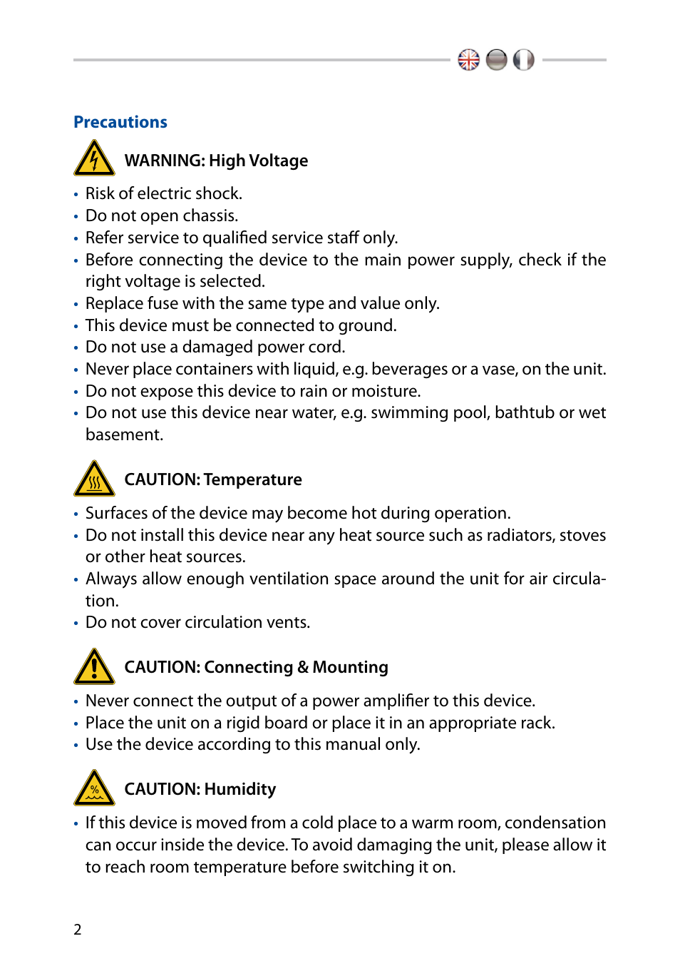 elysia xpressor User Manual | Page 2 / 16