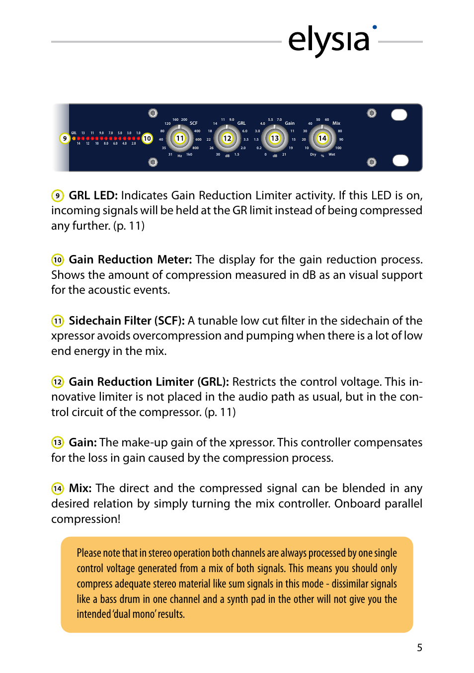 elysia xpressor User Manual | Page 5 / 16