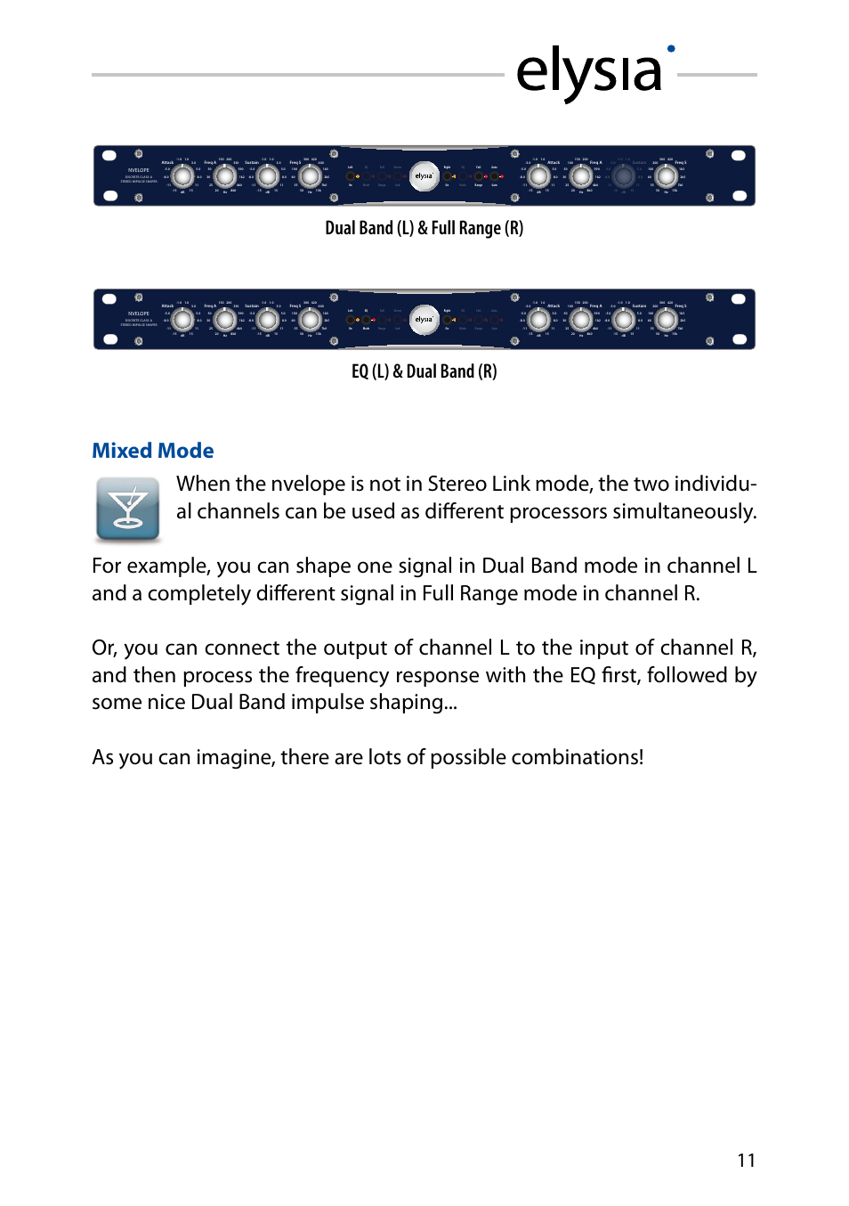 Mixed mode | elysia nvelope User Manual | Page 11 / 16