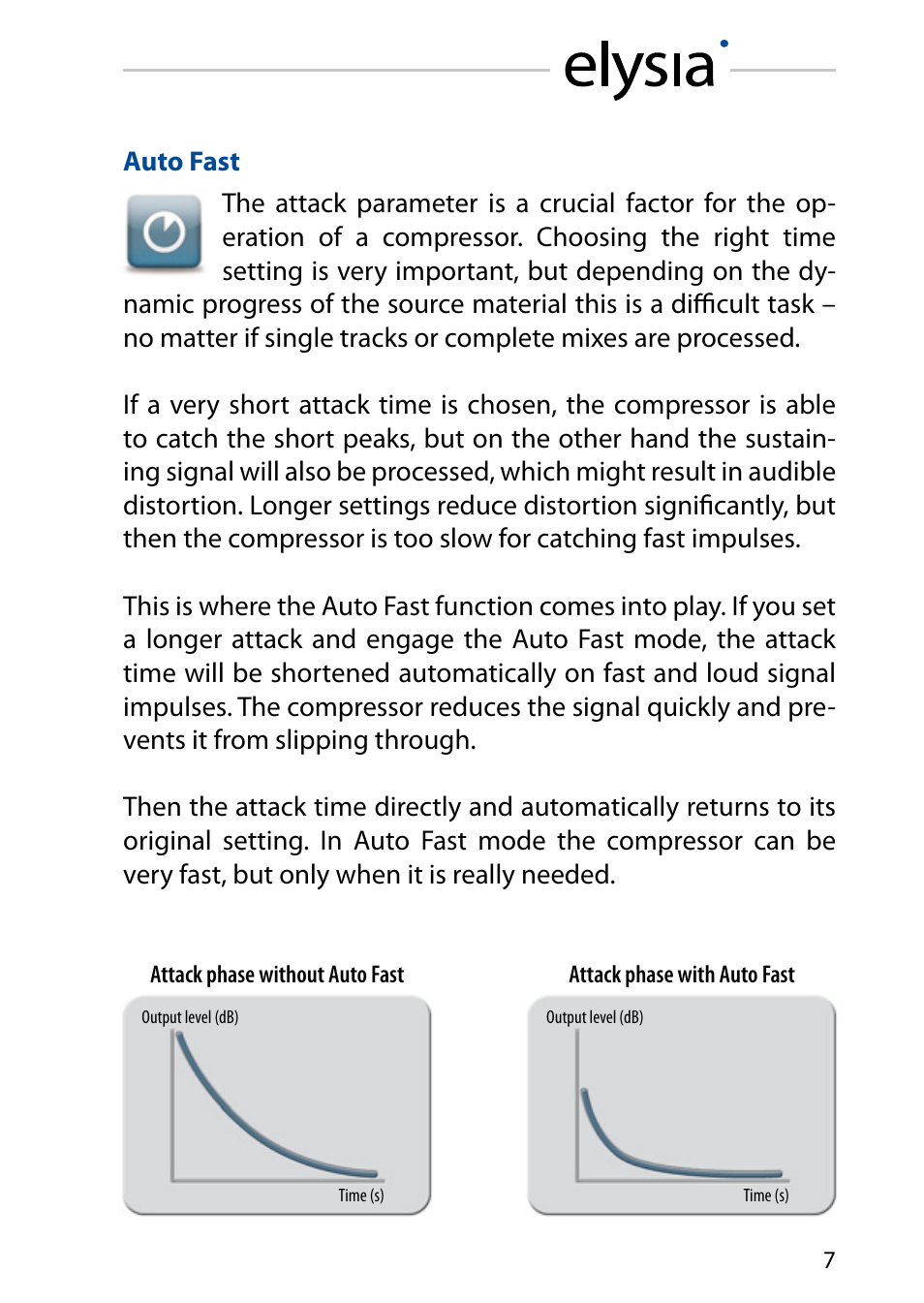 Auto fast | elysia xpressor 500 User Manual | Page 7 / 16