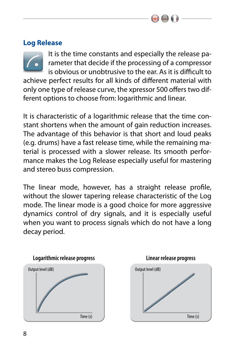 Log release | elysia xpressor 500 User Manual | Page 8 / 16