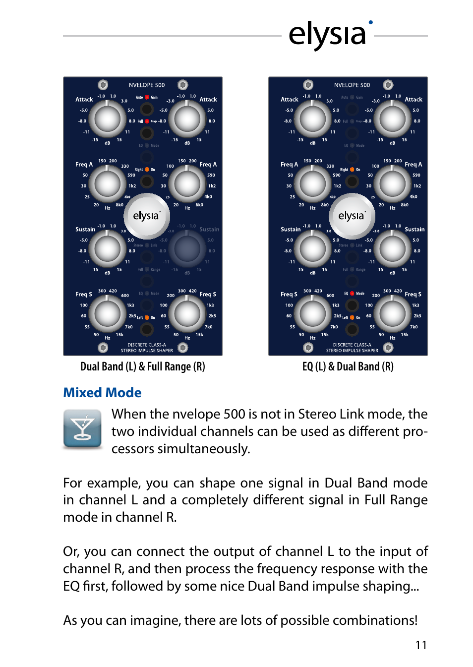 Mixed mode | elysia nvelope 500 User Manual | Page 11 / 16