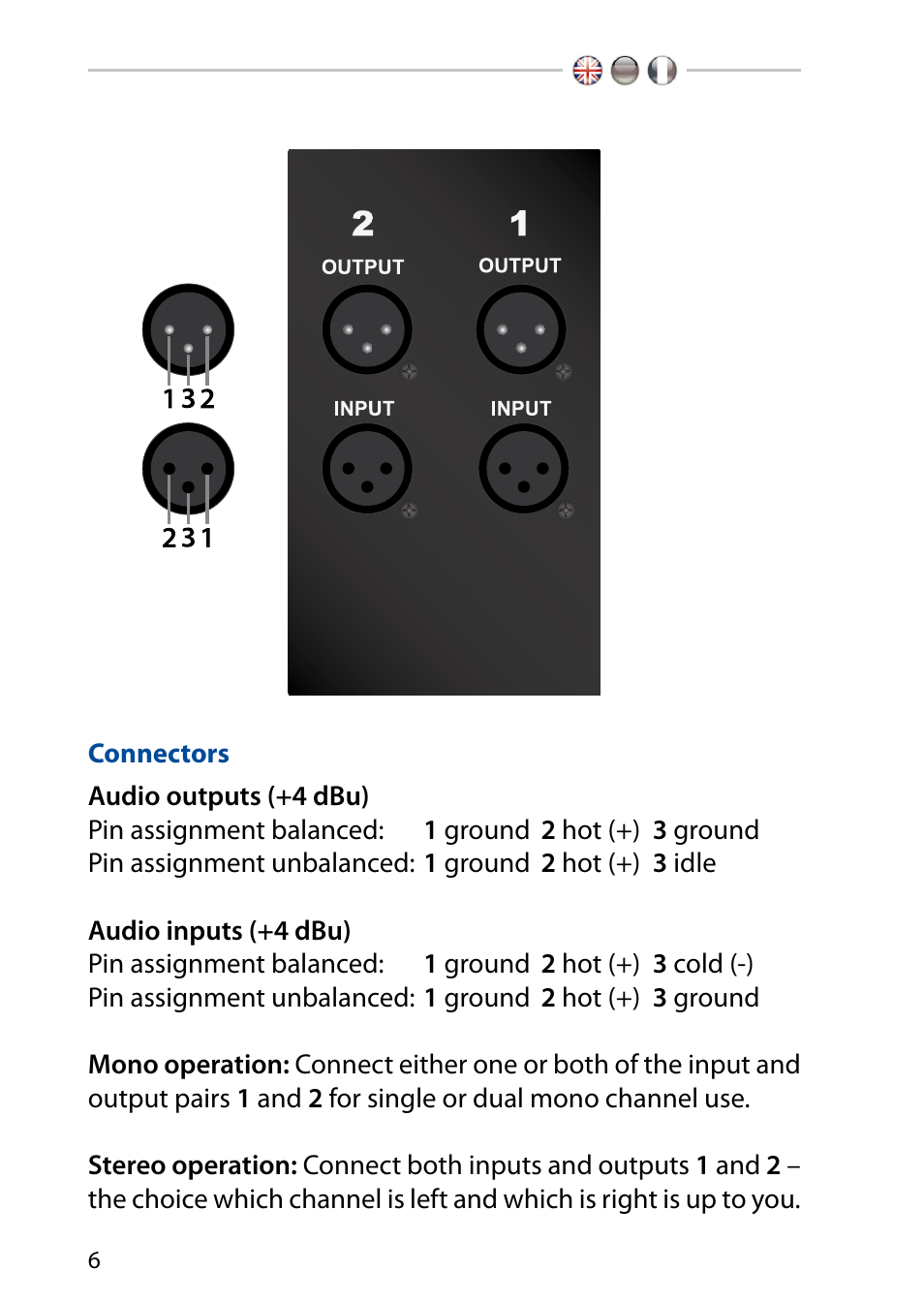 Connectors | elysia nvelope 500 User Manual | Page 6 / 16