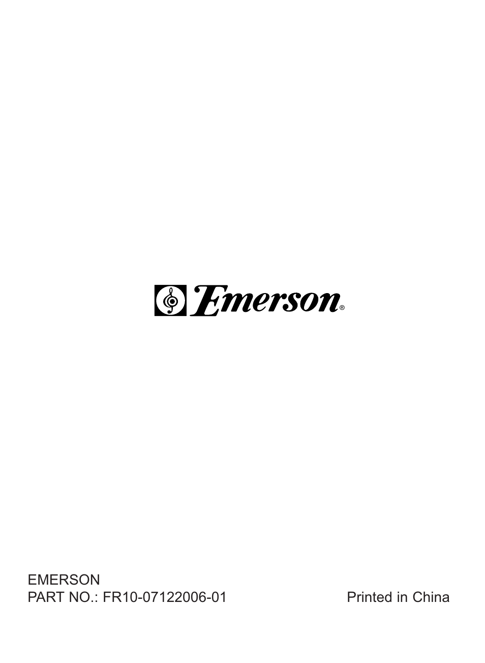 Emerson Radio FR10BK User Manual | Page 10 / 11