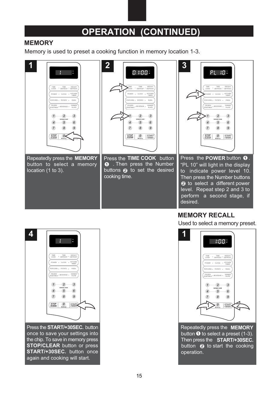 Vhfrqgvwdjhli exwwrq exwwrq | Emerson Radio MW1107B User Manual | Page 16 / 28