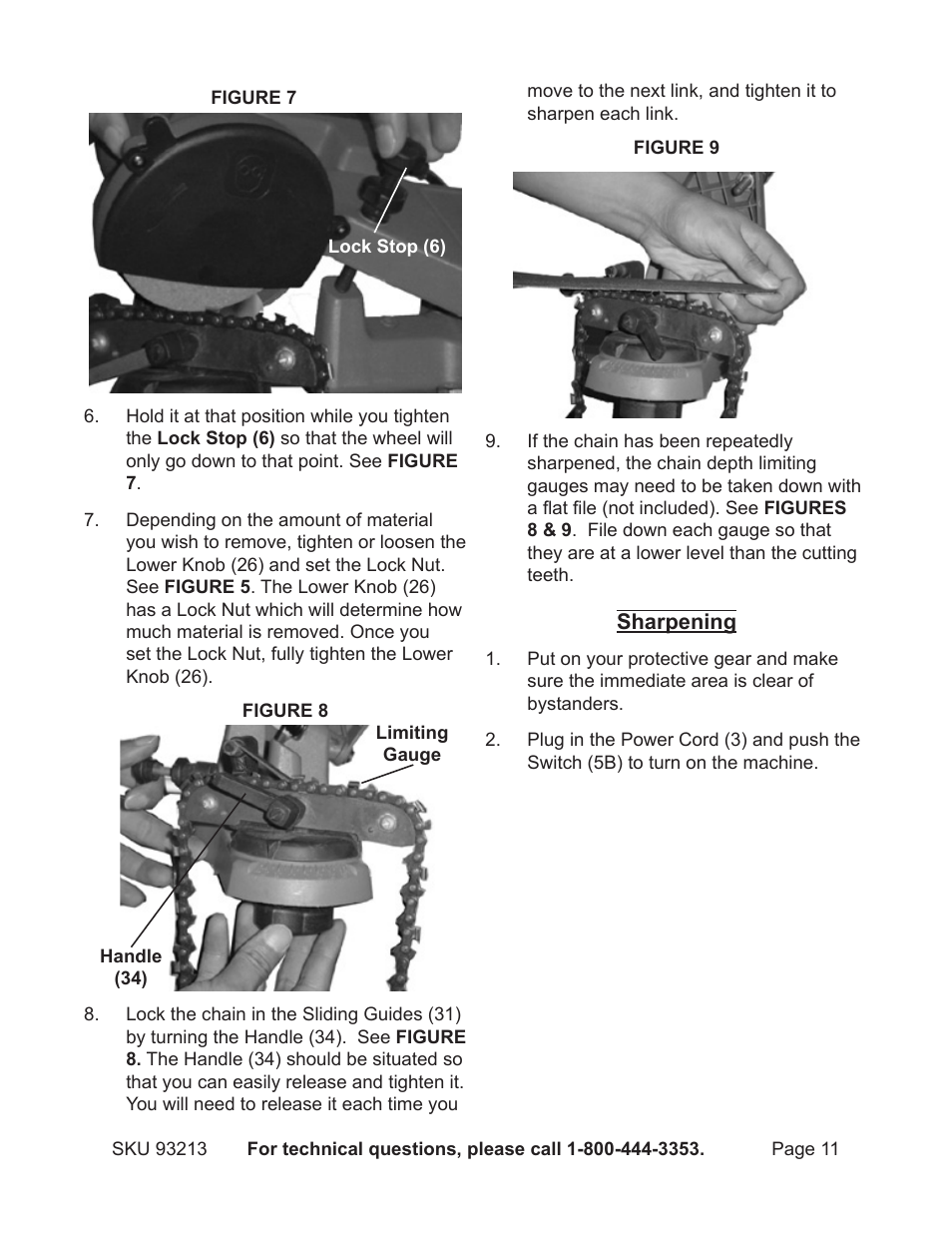 Harbor Freight Tools 93213 User Manual | Page 11 / 16