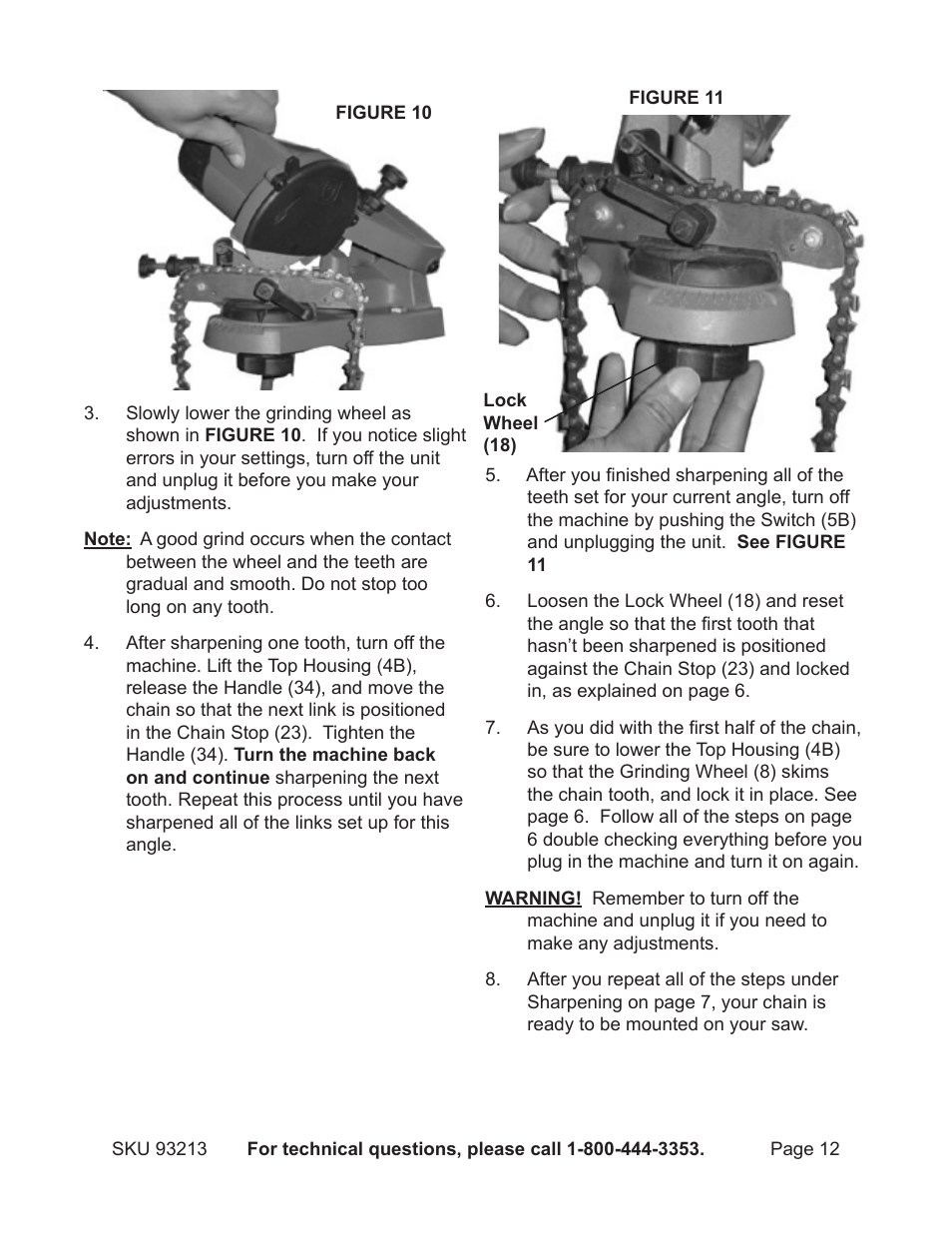 Harbor Freight Tools 93213 User Manual | Page 12 / 16