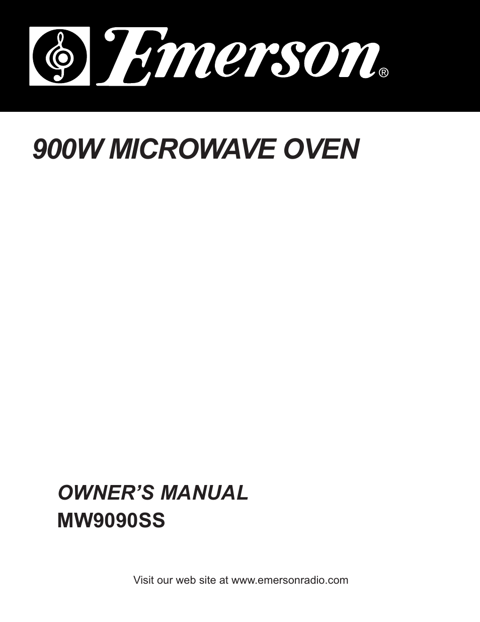 900w microwave oven, Owner’s manual mw9090ss | Emerson Radio MW9090SS User Manual | Page 28 / 29