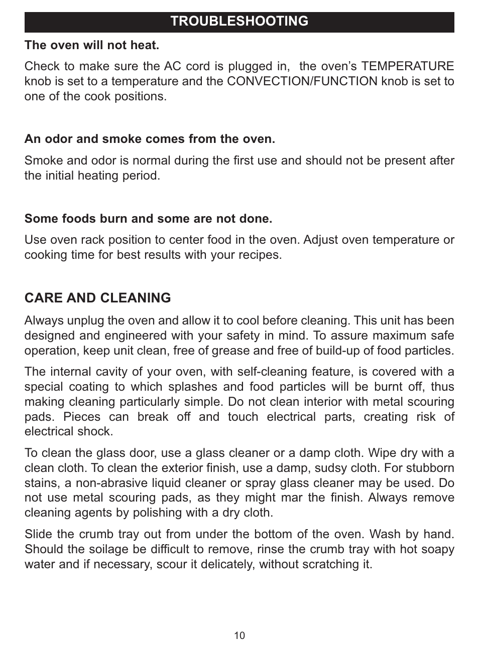 Emerson Radio TOR23 User Manual | Page 10 / 14