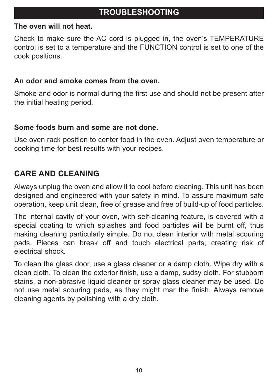 Emerson Radio TOR35 User Manual | Page 10 / 14